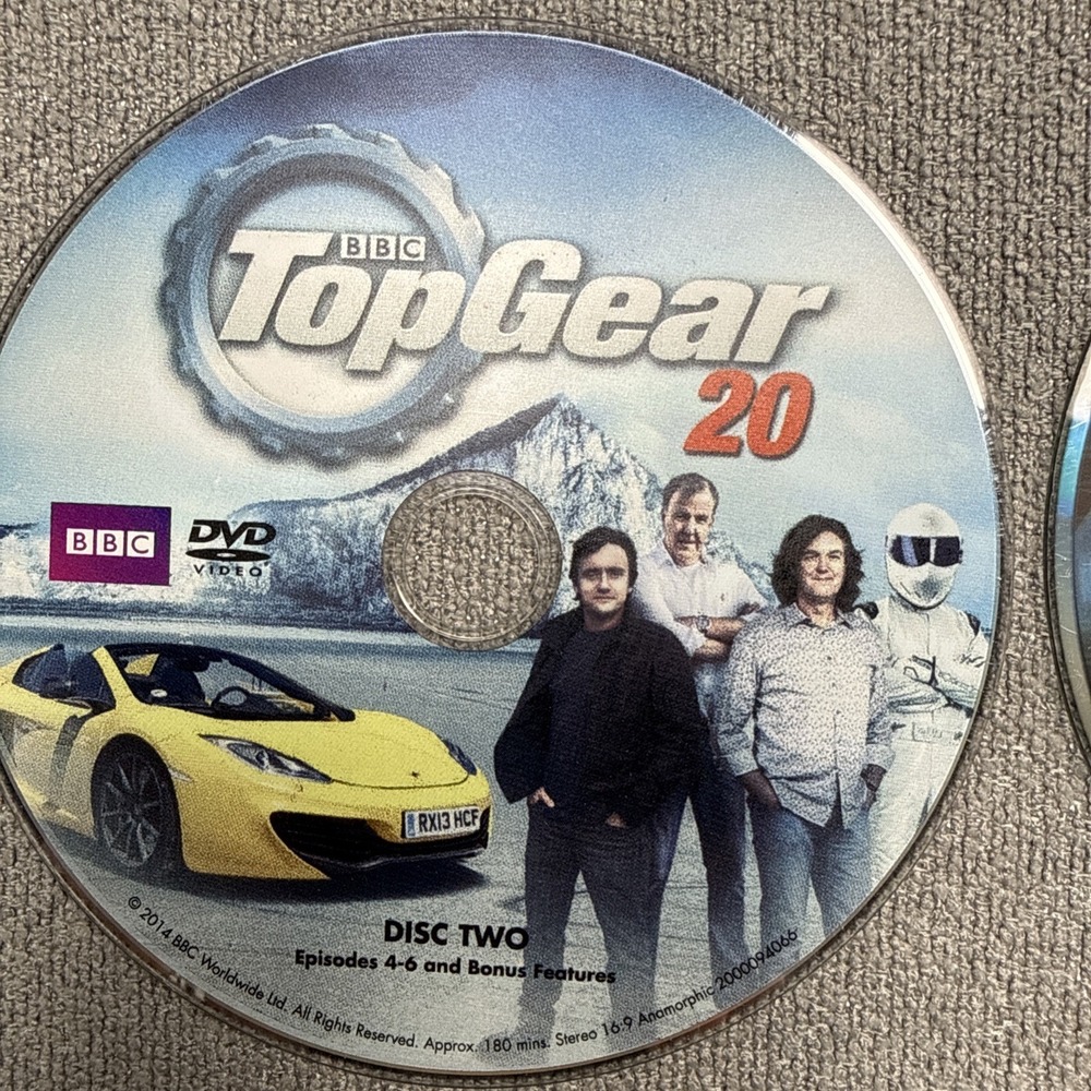 TOP GEAR The 20 Season DVD Disc 2 And Top Gear Season 19 DVD Disc 3 - Picture 2 of 3